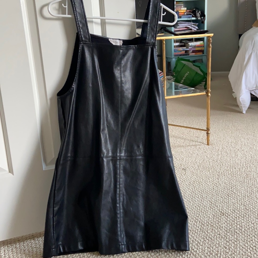 Black Leather Dress